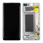 REPLACEMENT FOR SAMSUNG GALAXY S10 PLUS OLED SCREEN DIGITIZER ASSEMBLY WITH FRAME - EMERALD GREEN
