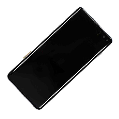REPLACEMENT FOR SAMSUNG GALAXY S10 PLUS OLED SCREEN DIGITIZER ASSEMBLY WITH FRAME - PRISM BLUE