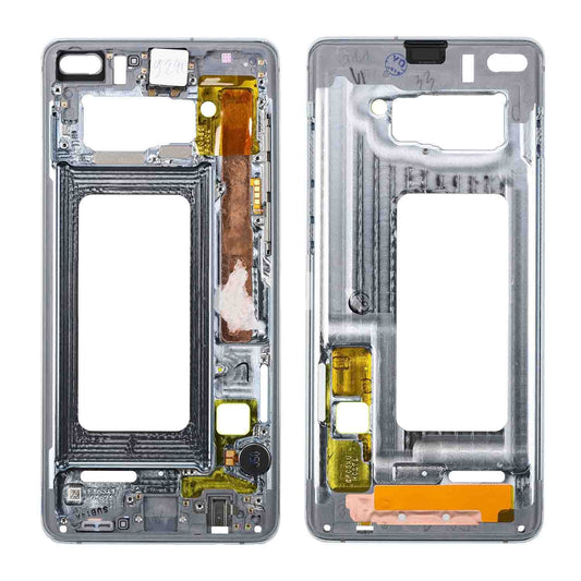 REPLACEMENT FOR SAMSUNG GALAXY S10/S10 PLUS REAR HOUSING FRAME - WHITE