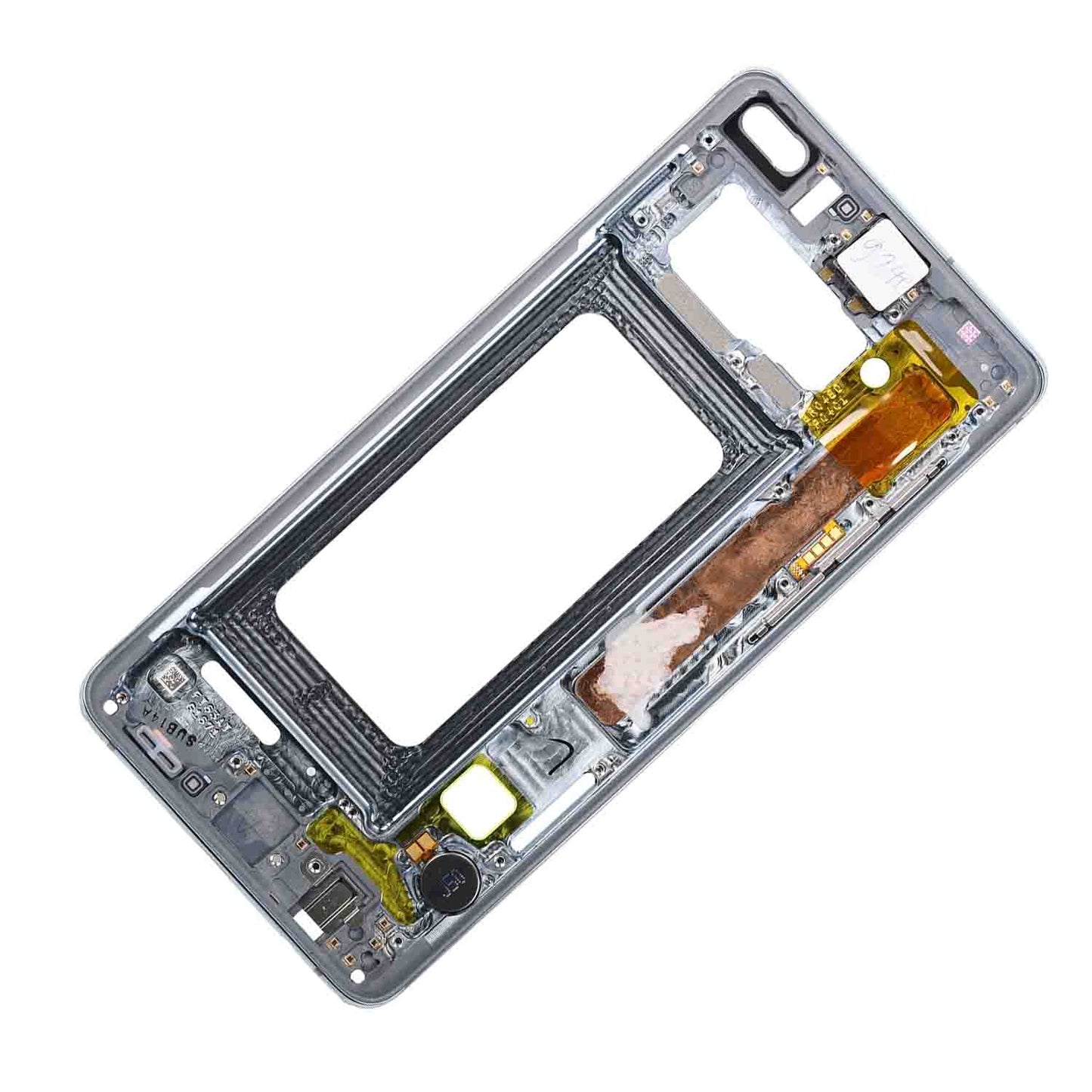 REPLACEMENT FOR SAMSUNG GALAXY S10/S10 PLUS REAR HOUSING FRAME - WHITE
