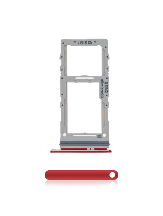 REPLACEMENT FOR SAMSUNG GALAXY S20 DUAL SIM CARD TRAY - RED
