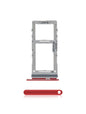REPLACEMENT FOR SAMSUNG GALAXY S20 DUAL SIM CARD TRAY - RED