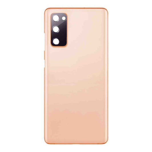 REPLACEMENT FOR SAMSUNG GALAXY S20 FE 5G BATTERY DOOR - CLOUD ORANGE