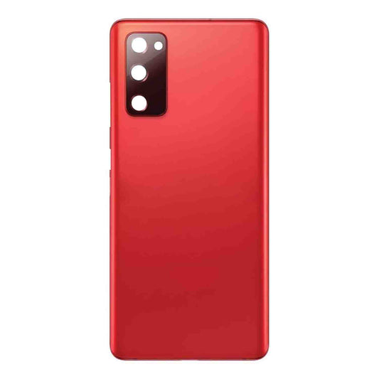 REPLACEMENT FOR SAMSUNG GALAXY S20 FE 5G BATTERY DOOR - CLOUD RED
