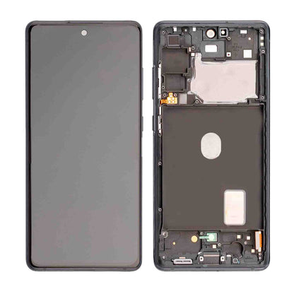 REPLACEMENT FOR SAMSUNG GALAXY S20 FE 5G OLED SCREEN ASSEMBLY WITH FRAME - CLOUD NAVY