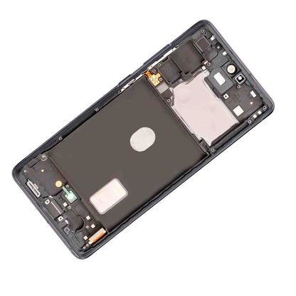 REPLACEMENT FOR SAMSUNG GALAXY S20 FE 5G OLED SCREEN ASSEMBLY WITH FRAME - CLOUD NAVY
