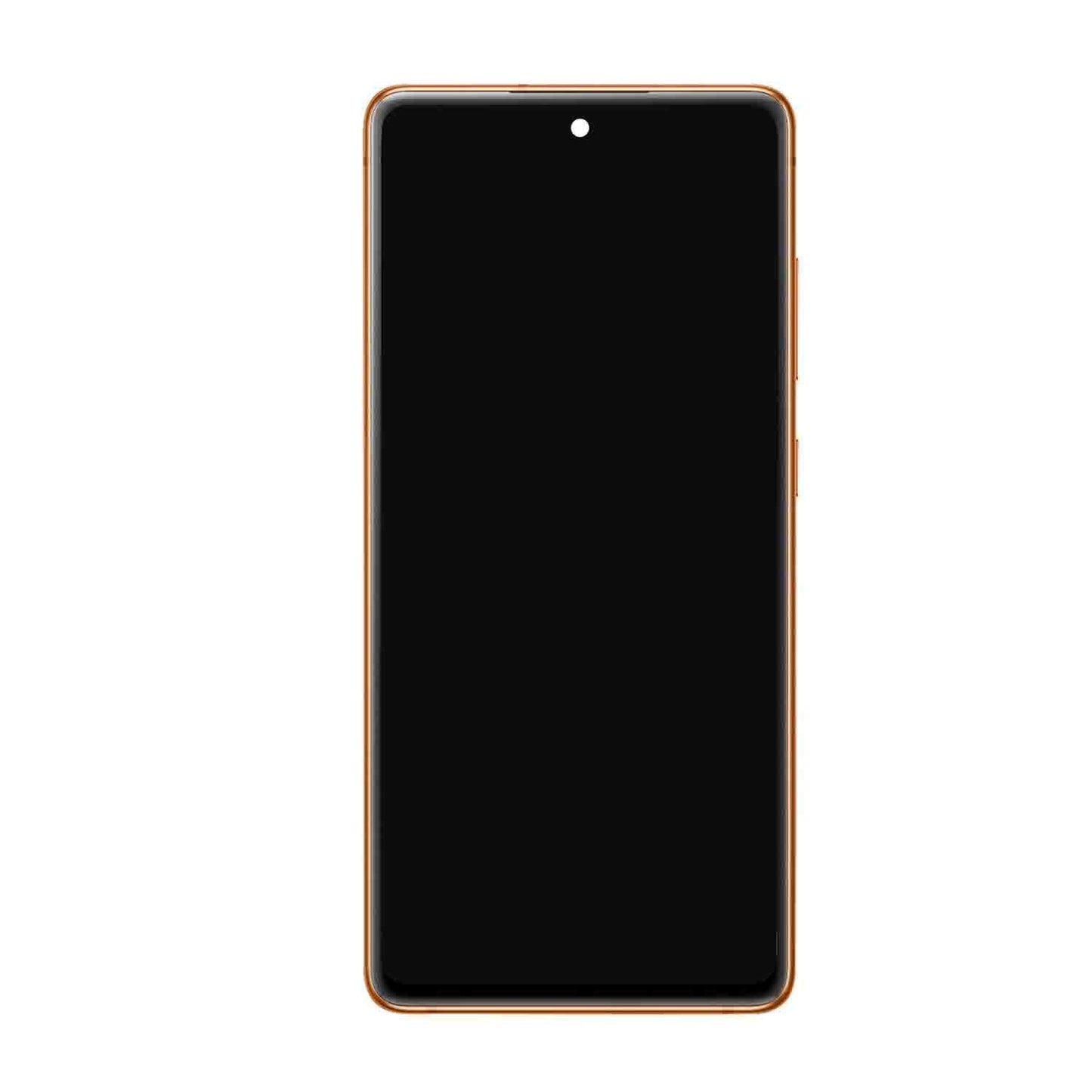 REPLACEMENT FOR SAMSUNG GALAXY S20 FE 5G OLED SCREEN ASSEMBLY WITH FRAME - CLOUD ORANGE