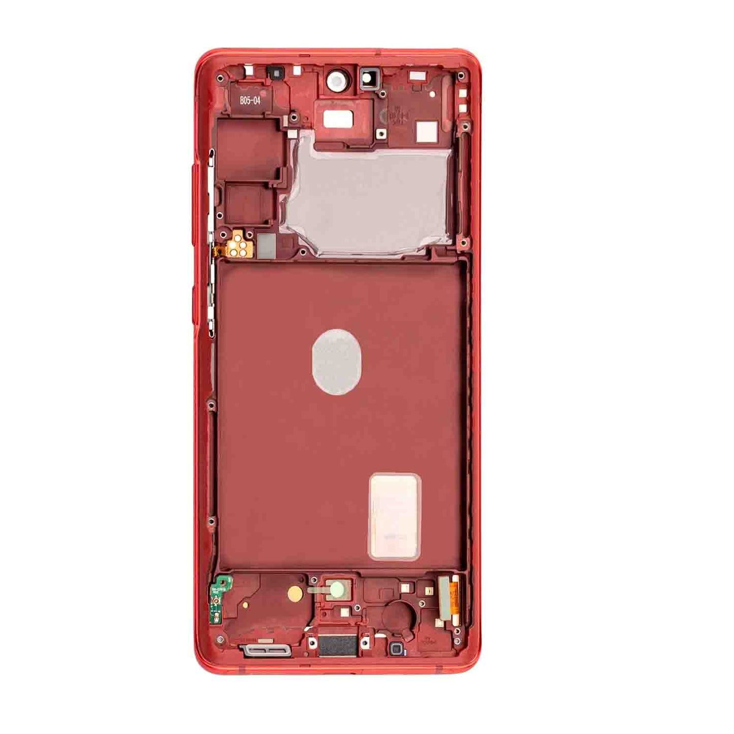 REPLACEMENT FOR SAMSUNG GALAXY S20 FE 5G OLED SCREEN ASSEMBLY WITH FRAME - CLOUD RED