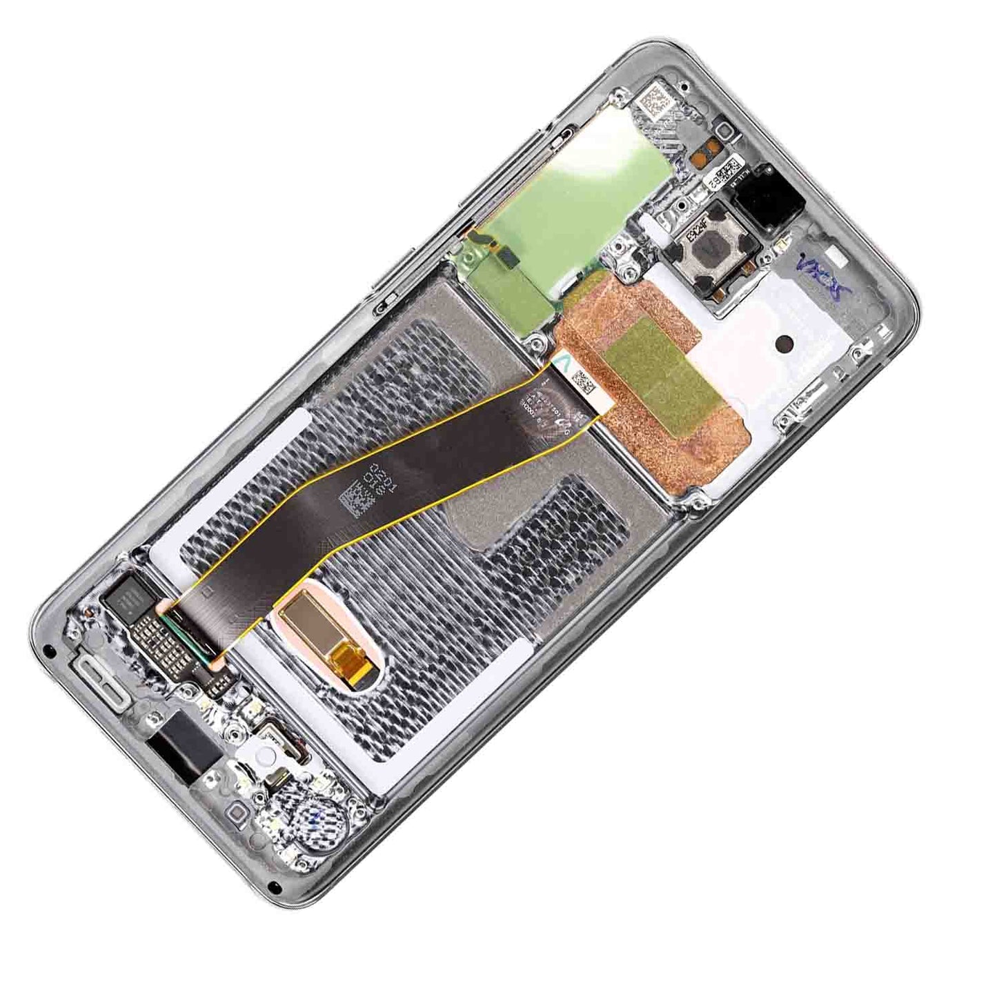 REPLACEMENT FOR SAMSUNG GALAXY S20 LCD SCREEN ASSEMBLY WITH FRAME - BLACK