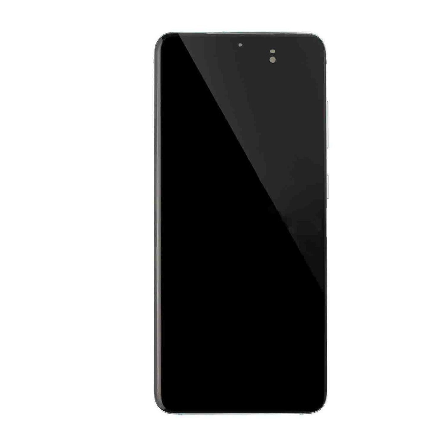REPLACEMENT FOR SAMSUNG GALAXY S20 LCD SCREEN ASSEMBLY WITH FRAME - BLUE
