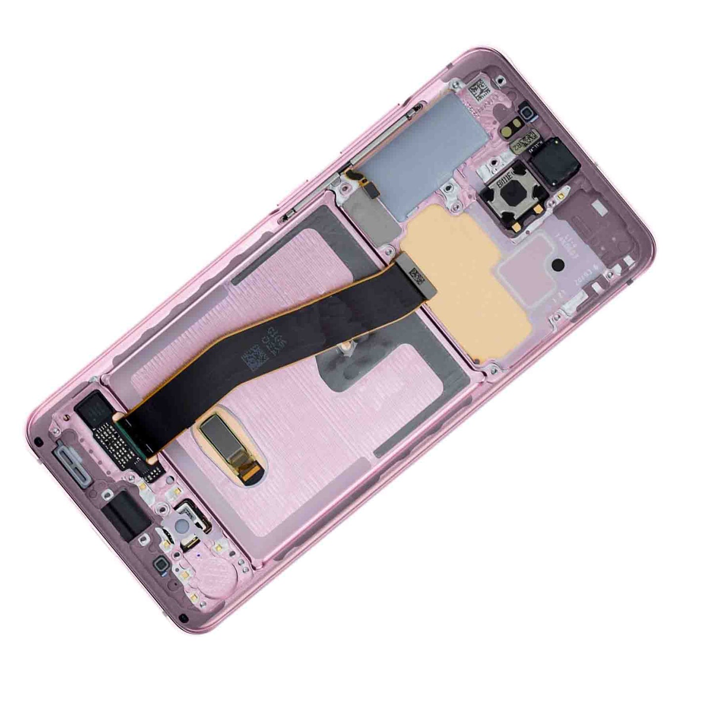 REPLACEMENT FOR SAMSUNG GALAXY S20 LCD SCREEN ASSEMBLY WITH FRAME - PINK