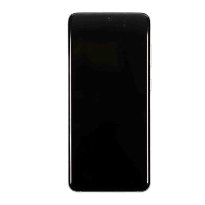 REPLACEMENT FOR SAMSUNG GALAXY S20 LCD SCREEN ASSEMBLY WITH FRAME - SILVER