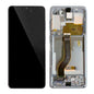 REPLACEMENT FOR SAMSUNG GALAXY S20 PLUS LCD SCREEN ASSEMBLY WITH FRAME - CLOUD WHITE