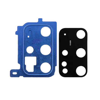 REPLACEMENT FOR SAMSUNG GALAXY S20 PLUS REAR CAMERA HOLDER WITH LENS - CLOUD BLUE