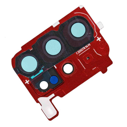 REPLACEMENT FOR SAMSUNG GALAXY S20 PLUS REAR CAMERA HOLDER WITH LENS - CLOUD RED