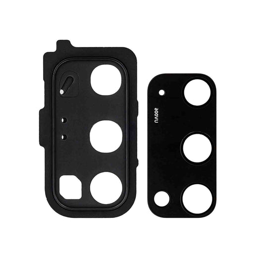 REPLACEMENT FOR SAMSUNG GALAXY S20 REAR CAMERA HOLDER WITH LENS - BLACK