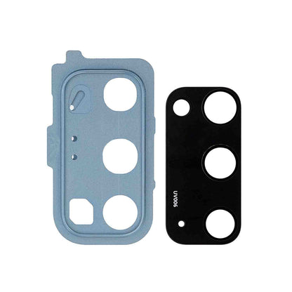 REPLACEMENT FOR SAMSUNG GALAXY S20 REAR CAMERA HOLDER WITH LENS - BLUE