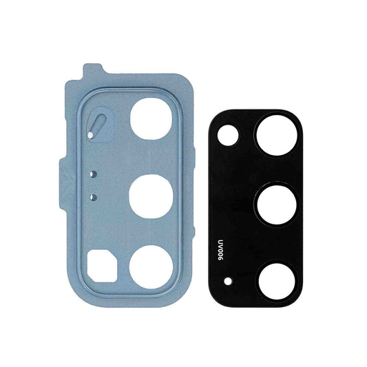 REPLACEMENT FOR SAMSUNG GALAXY S20 REAR CAMERA HOLDER WITH LENS - BLUE