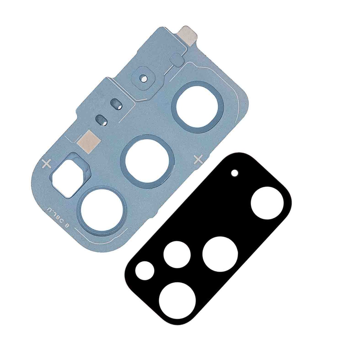 REPLACEMENT FOR SAMSUNG GALAXY S20 REAR CAMERA HOLDER WITH LENS - BLUE