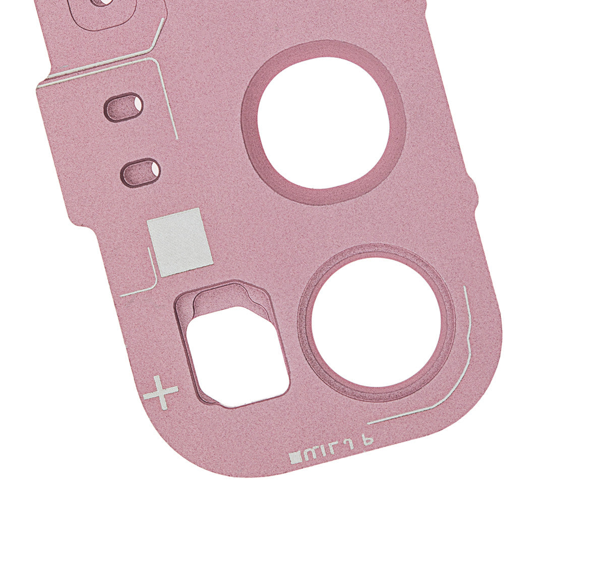 REPLACEMENT FOR SAMSUNG GALAXY S20 REAR CAMERA HOLDER WITH LENS - PINK