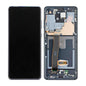 REPLACEMENT FOR SAMSUNG GALAXY S20 ULTRA OLED SCREEN ASSEMBLY WITH FRAME - BLACK