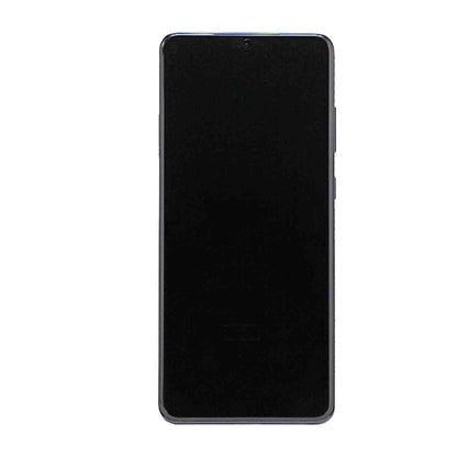 REPLACEMENT FOR SAMSUNG GALAXY S20 ULTRA OLED SCREEN ASSEMBLY WITH FRAME - BLACK