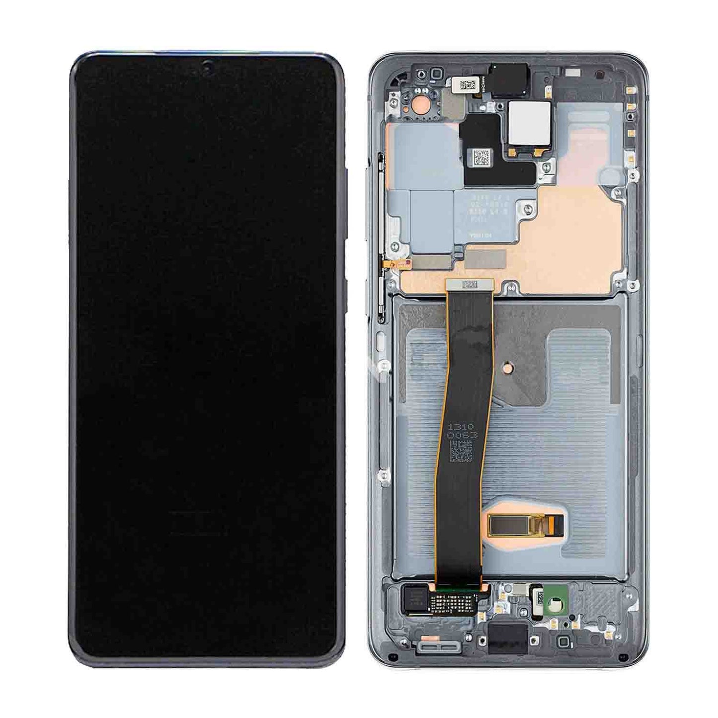 REPLACEMENT FOR SAMSUNG GALAXY S20 ULTRA OLED SCREEN ASSEMBLY WITH FRAME - GRAY