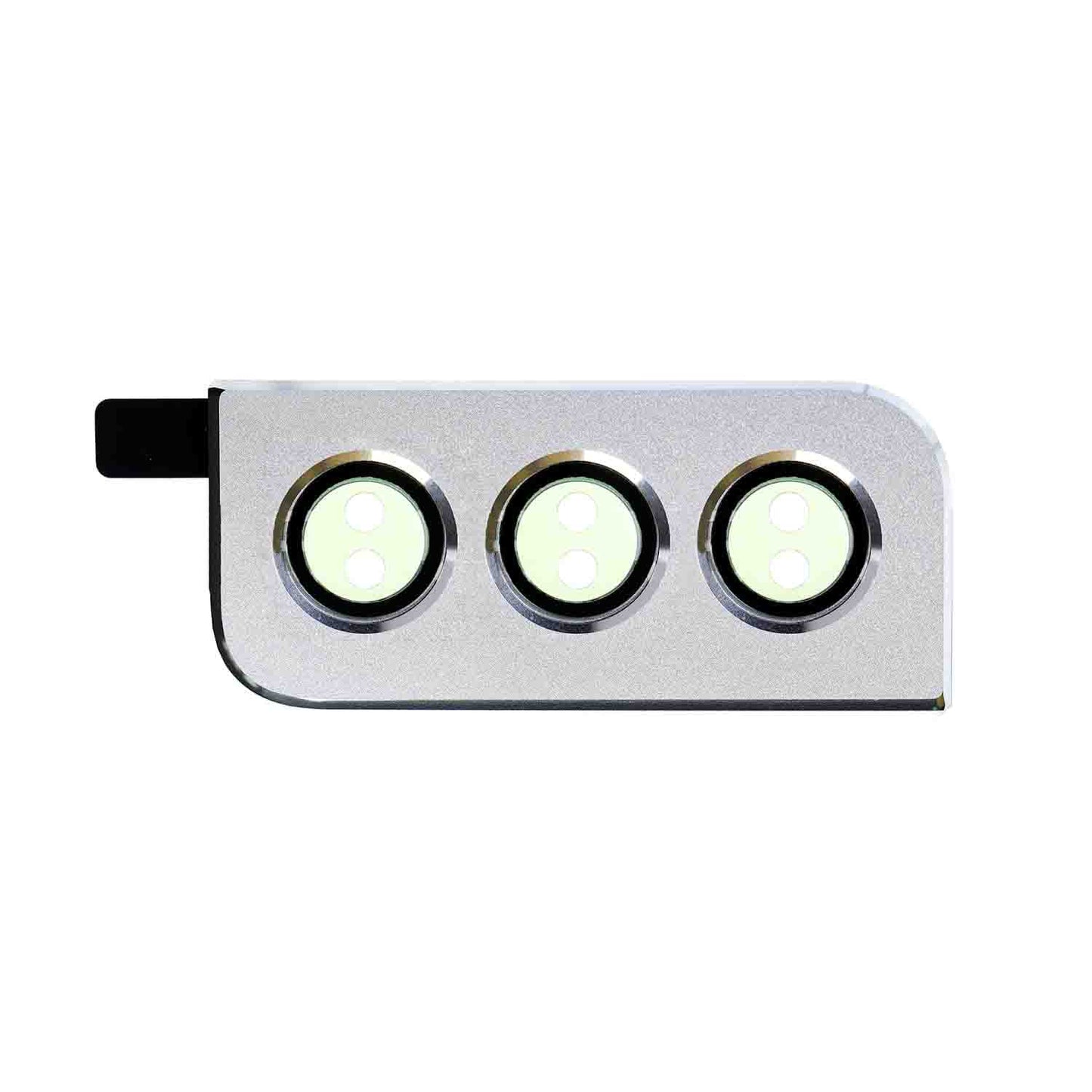 REPLACEMENT FOR SAMSUNG GALAXY S21 PLUS REAR CAMERA HOLDER WITH LENS - SILVER