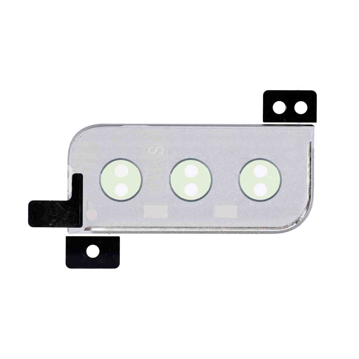 REPLACEMENT FOR SAMSUNG GALAXY S21 PLUS REAR CAMERA HOLDER WITH LENS - SILVER
