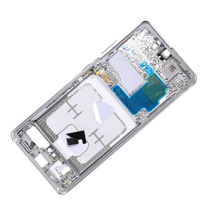 REPLACEMENT FOR SAMSUNG GALAXY S21 ULTRA REAR HOUSING FRAME - SILVER