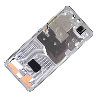 REPLACEMENT FOR SAMSUNG GALAXY S21 ULTRA REAR HOUSING FRAME - SILVER