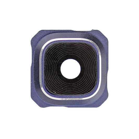 REPLACEMENT FOR SAMSUNG GALAXY S6 EDGE PLUS SERIES REAR FACING CAMERA LENS AND BEZEL - BLACK
