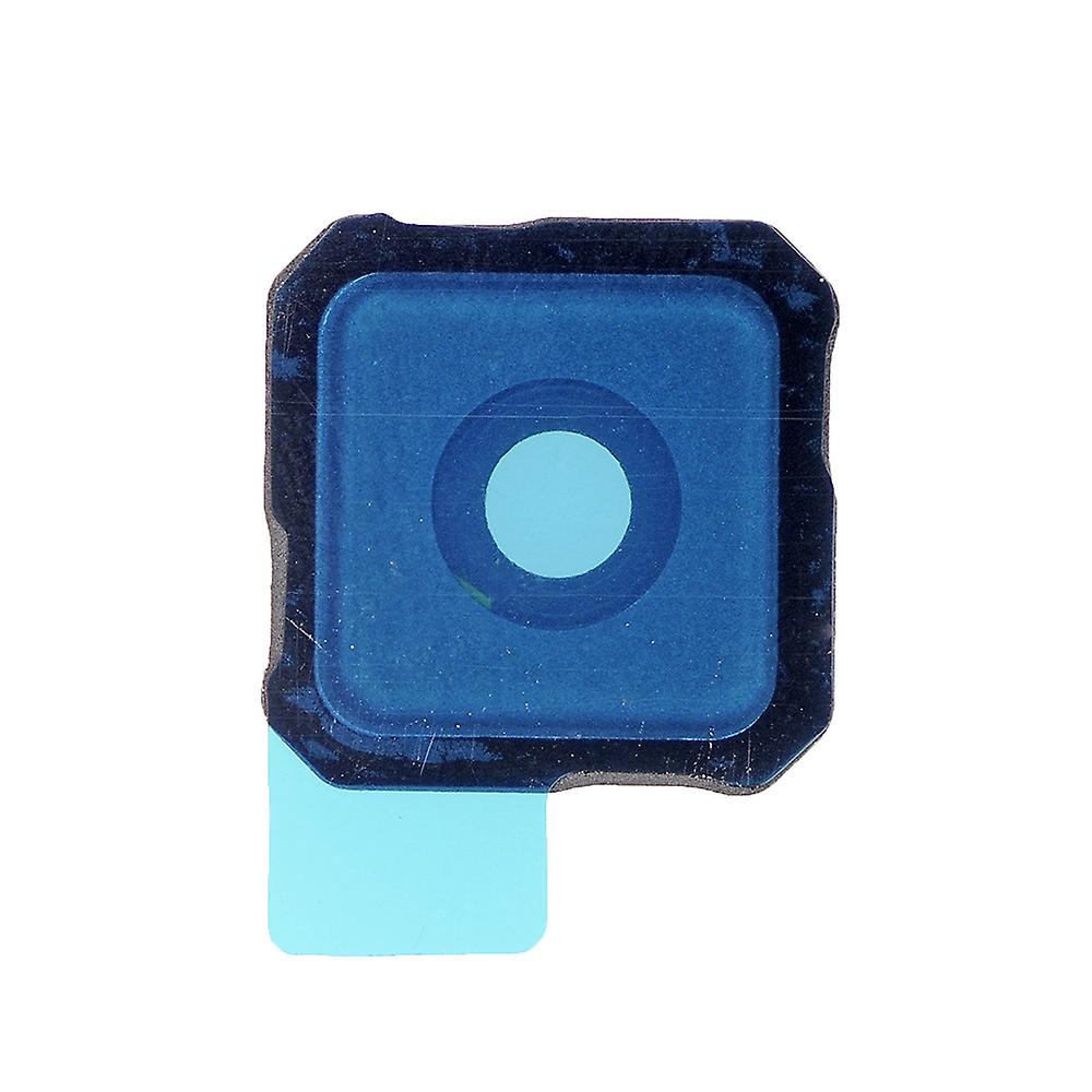 REPLACEMENT FOR SAMSUNG GALAXY S6 EDGE PLUS SERIES REAR FACING CAMERA LENS AND BEZEL - SILVER