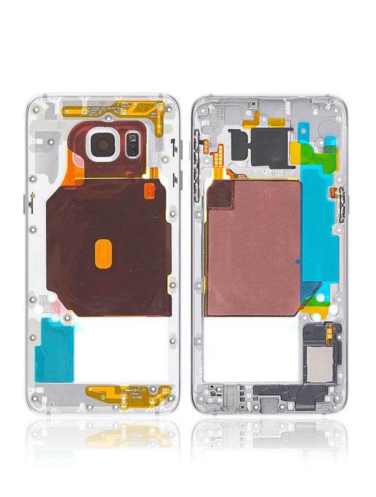 REPLACEMENT FOR SAMSUNG GALAXY S6 EDGE PLUS SM-G928F REAR HOUSING ASSEMBLY - SILVER