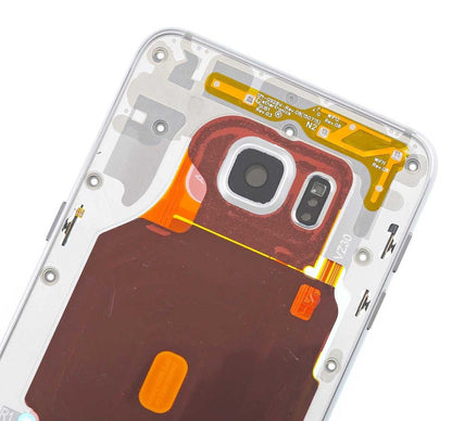 REPLACEMENT FOR SAMSUNG GALAXY S6 EDGE PLUS SM-G928F REAR HOUSING ASSEMBLY - SILVER