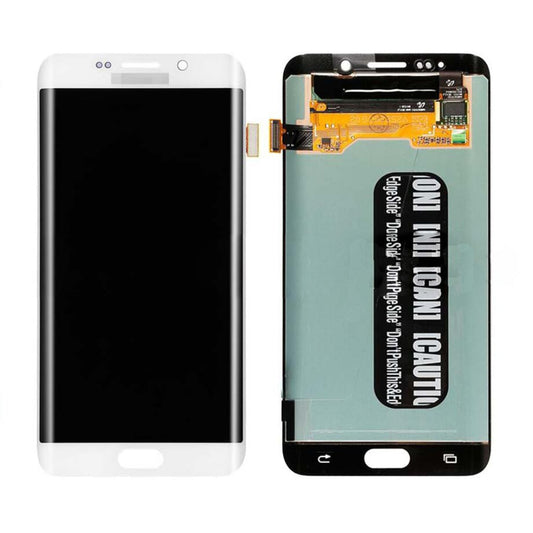 REPLACEMENT FOR SAMSUNG GALAXY S6 EDGE PLUS SM-G928 SERIES LCD SCREEN WITH DIGITIZER ASSEMBLY - WHITE