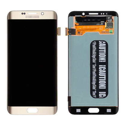 REPLACEMENT FOR SAMSUNG GALAXY S6 EDGE PLUS SM-G928 SERIES LCD SCREEN WITH DIGITIZER ASSEMBLY - GOLD