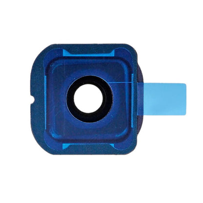 REPLACEMENT FOR SAMSUNG GALAXY S6 EDGE SERIES REAR FACING CAMERA LENS AND BEZEL - SAPPHIRE