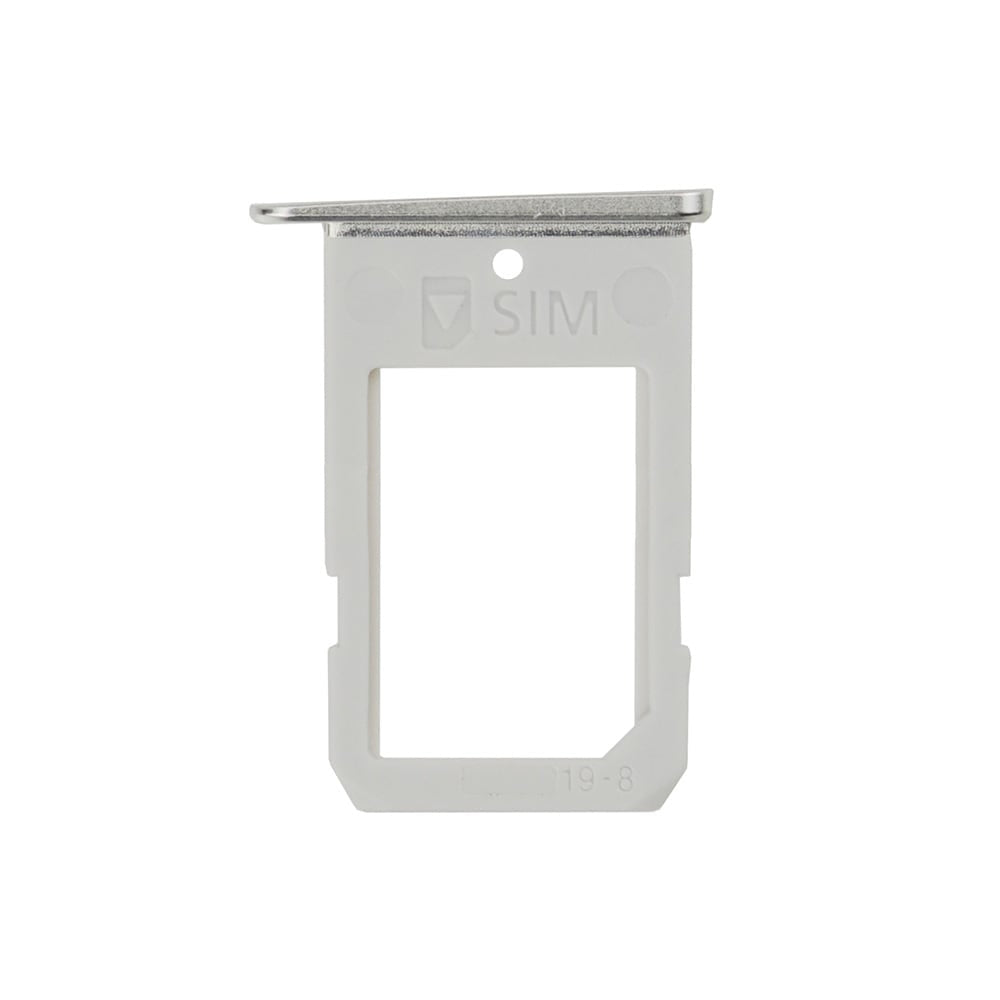 REPLACEMENT FOR SAMSUNG GALAXY S6 EDGE SERIES SIM CARD TRAY - SILVER
