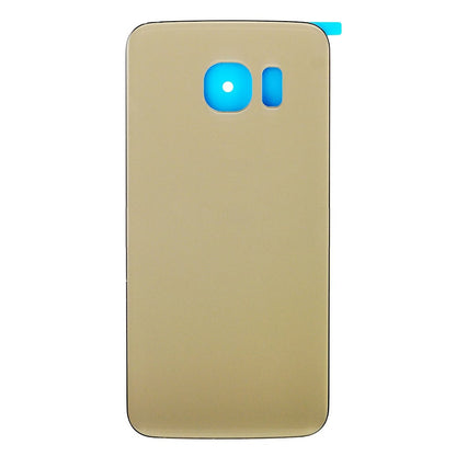 REPLACEMENT FOR SAMSUNG GALAXY S6 EDGE SM-G925A BATTERY DOOR WITH ADHESIVE GOLD