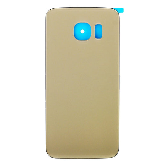 REPLACEMENT FOR SAMSUNG GALAXY S6 EDGE SM-G925A BATTERY DOOR WITH ADHESIVE GOLD