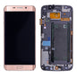 REPLACEMENT FOR SAMSUNG GALAXY S6 EDGE SM-G925A LCD SCREEN AND DIGITIZER ASSEMBLY WITH FRAME - ROSE