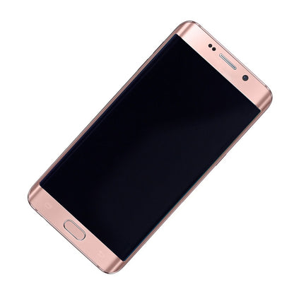 REPLACEMENT FOR SAMSUNG GALAXY S6 EDGE SM-G925A LCD SCREEN AND DIGITIZER ASSEMBLY WITH FRAME - ROSE