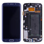 REPLACEMENT FOR SAMSUNG GALAXY S6 EDGE SM-G925 LCD SCREEN AND DIGITIZER ASSEMBLY WITH FRAME - SAPPHIRE