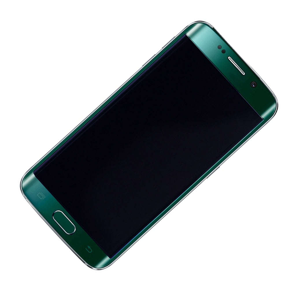 REPLACEMENT FOR SAMSUNG GALAXY S6 EDGE SM-G925 LCD SCREEN AND DIGITIZER ASSEMBLY WITH FRAME - GREEN