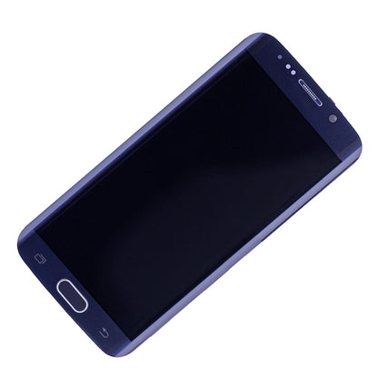 REPLACEMENT FOR SAMSUNG GALAXY S6 EDGE SM-G925 LCD SCREEN AND DIGITIZER ASSEMBLY WITH FRAME - SAPPHIRE