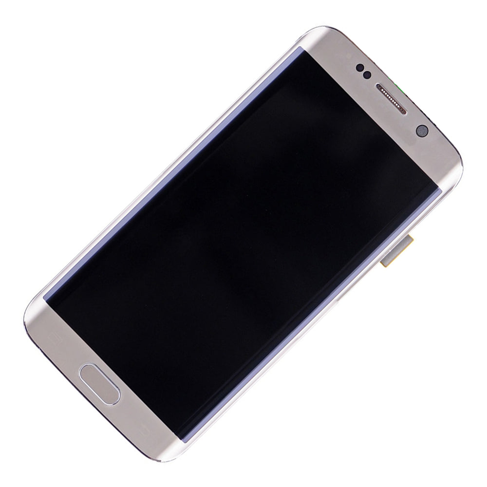 REPLACEMENT FOR SAMSUNG GALAXY S6 EDGE SM-G925 LCD SCREEN AND DIGITIZER ASSEMBLY WITH FRAME - GOLD
