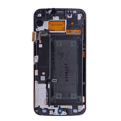 REPLACEMENT FOR SAMSUNG GALAXY S6 EDGE SM-G925 LCD SCREEN AND DIGITIZER ASSEMBLY WITH FRAME - SAPPHIRE