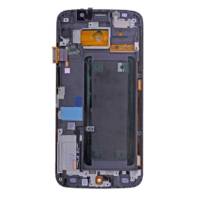 REPLACEMENT FOR SAMSUNG GALAXY S6 EDGE SM-G925 LCD SCREEN AND DIGITIZER ASSEMBLY WITH FRAME - GREEN