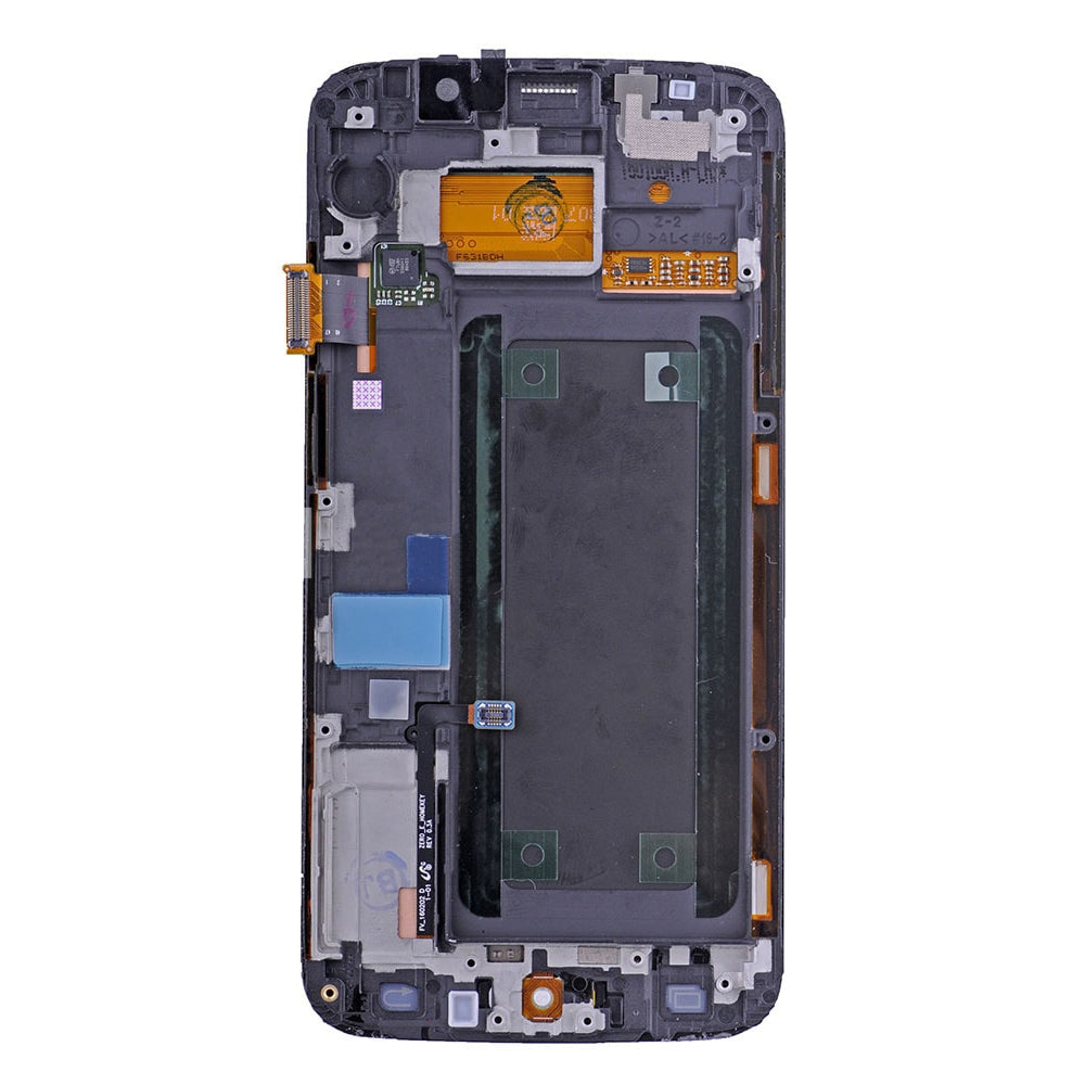REPLACEMENT FOR SAMSUNG GALAXY S6 EDGE SM-G925 LCD SCREEN AND DIGITIZER ASSEMBLY WITH FRAME - GOLD